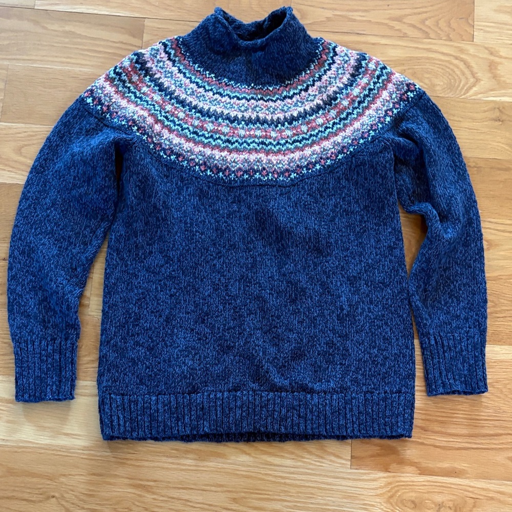 L.L. Bean Multicolor Knit Sweater